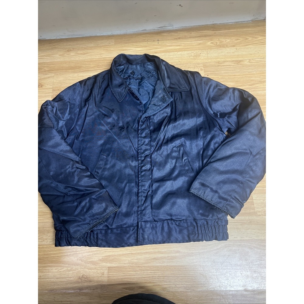 Vintage Blue Butwin Police Officer Jacket Men Made In The USA Size 46